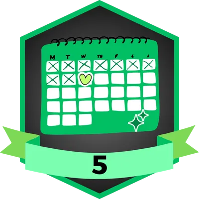 5 consecutive days