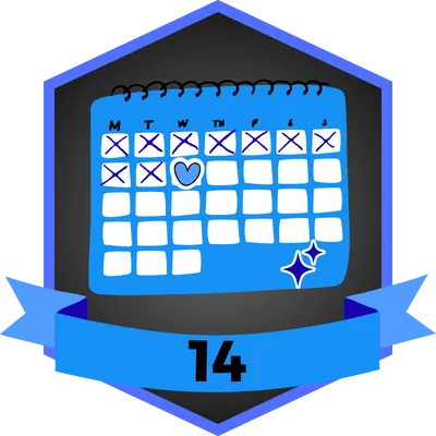 14 consecutive days